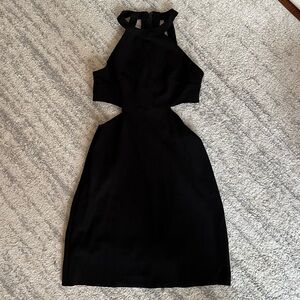 Urban Outfitters Black Meeko Cut Out Mini Dress